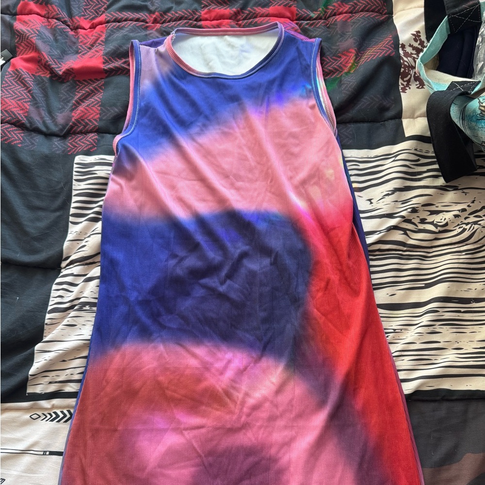 Vibrant Sleeveless Dress